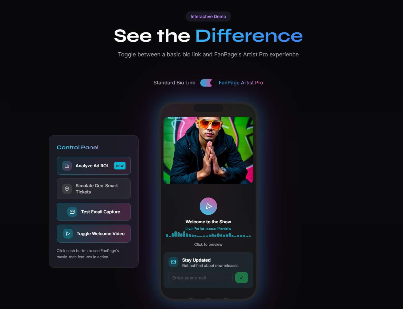 Screenshot 1 of FanPage