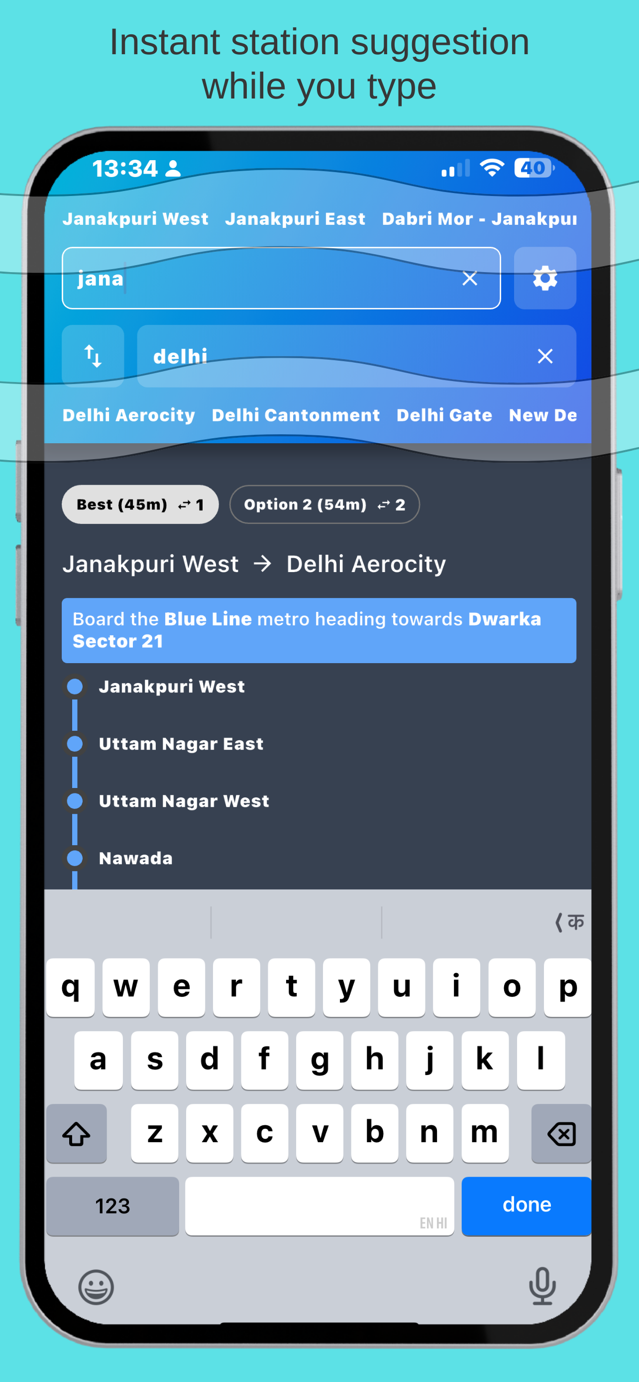 Screenshot 6 of Metro Between Stations – Delhi