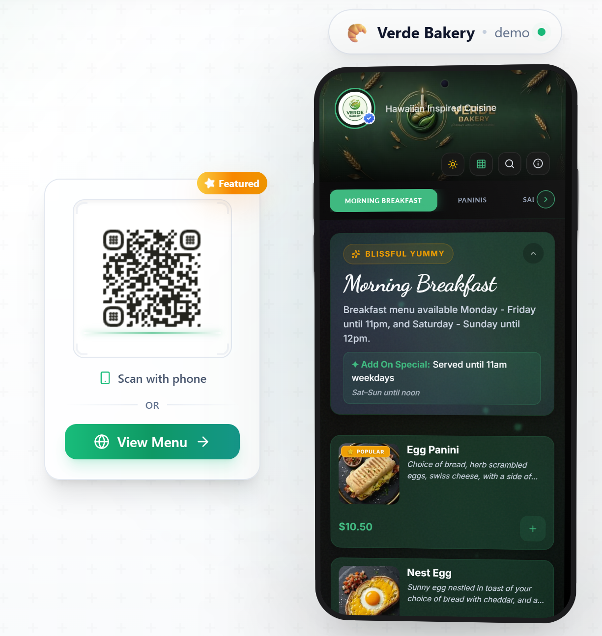 Screenshot 2 of MenuHoster