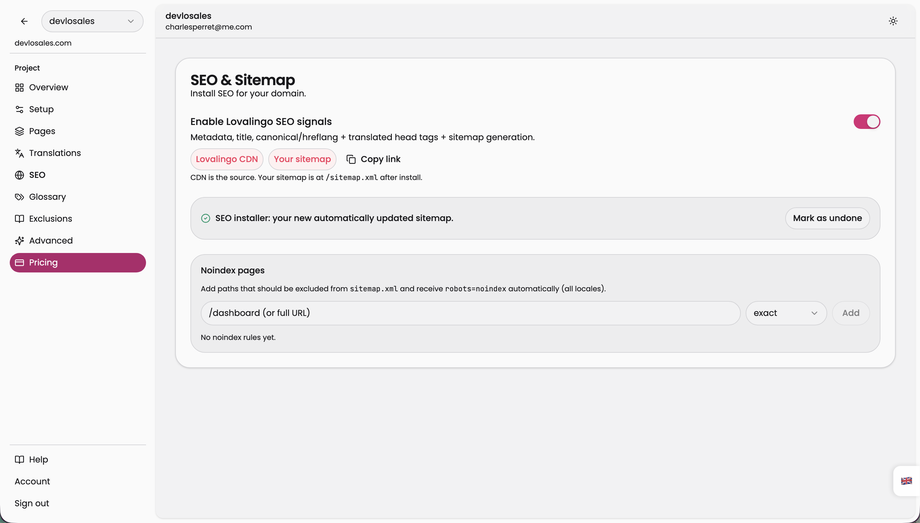 Screenshot 4 of Lovalingo