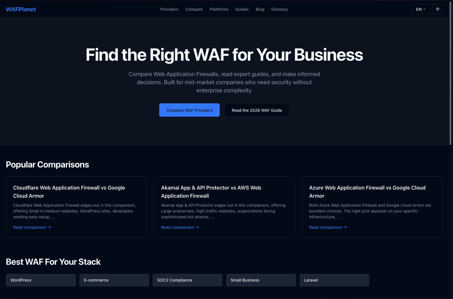 Screenshot 3 of WAFPlanet