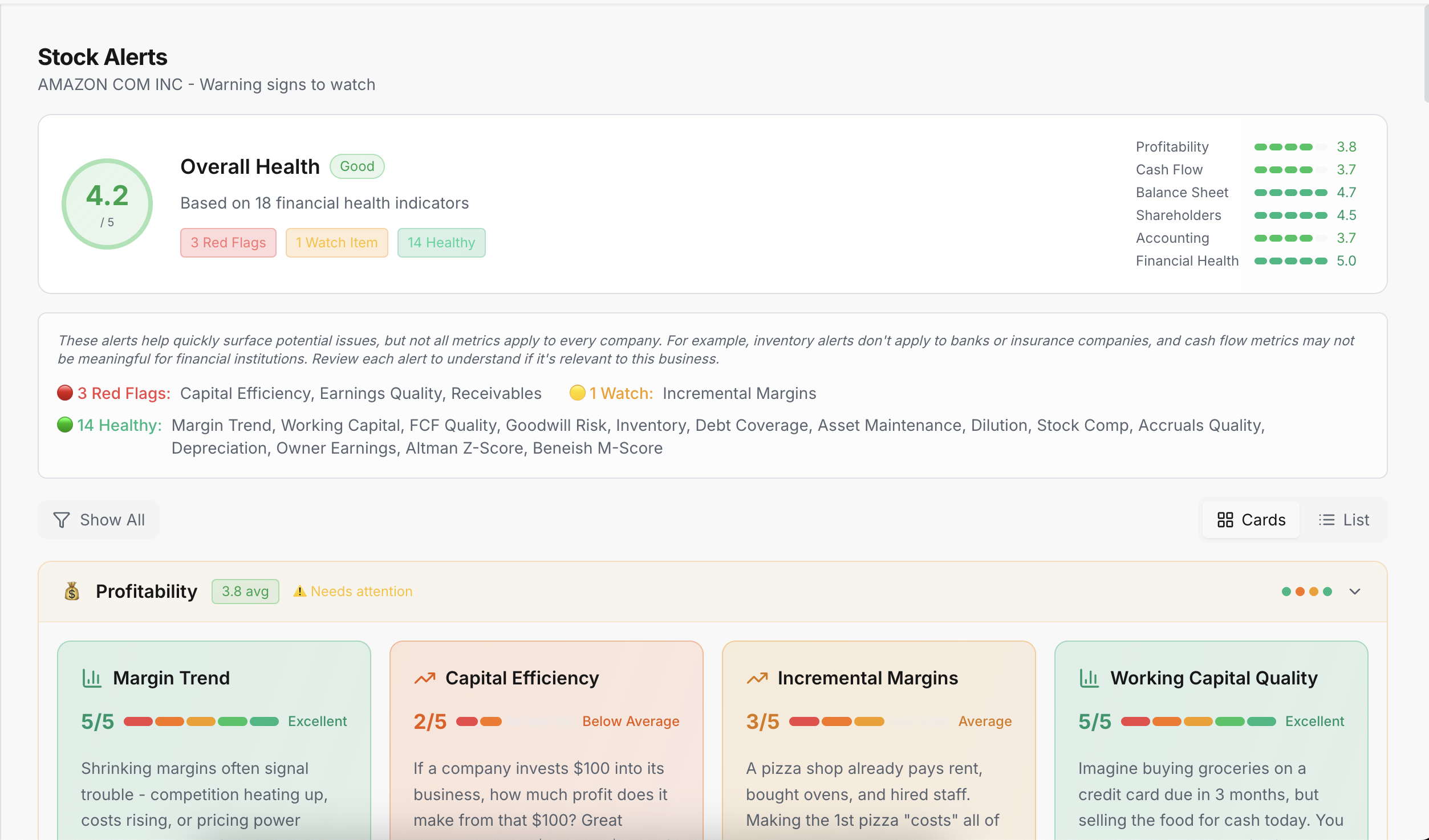 Screenshot 10 of StockAInsights - Stock Analysis Platform