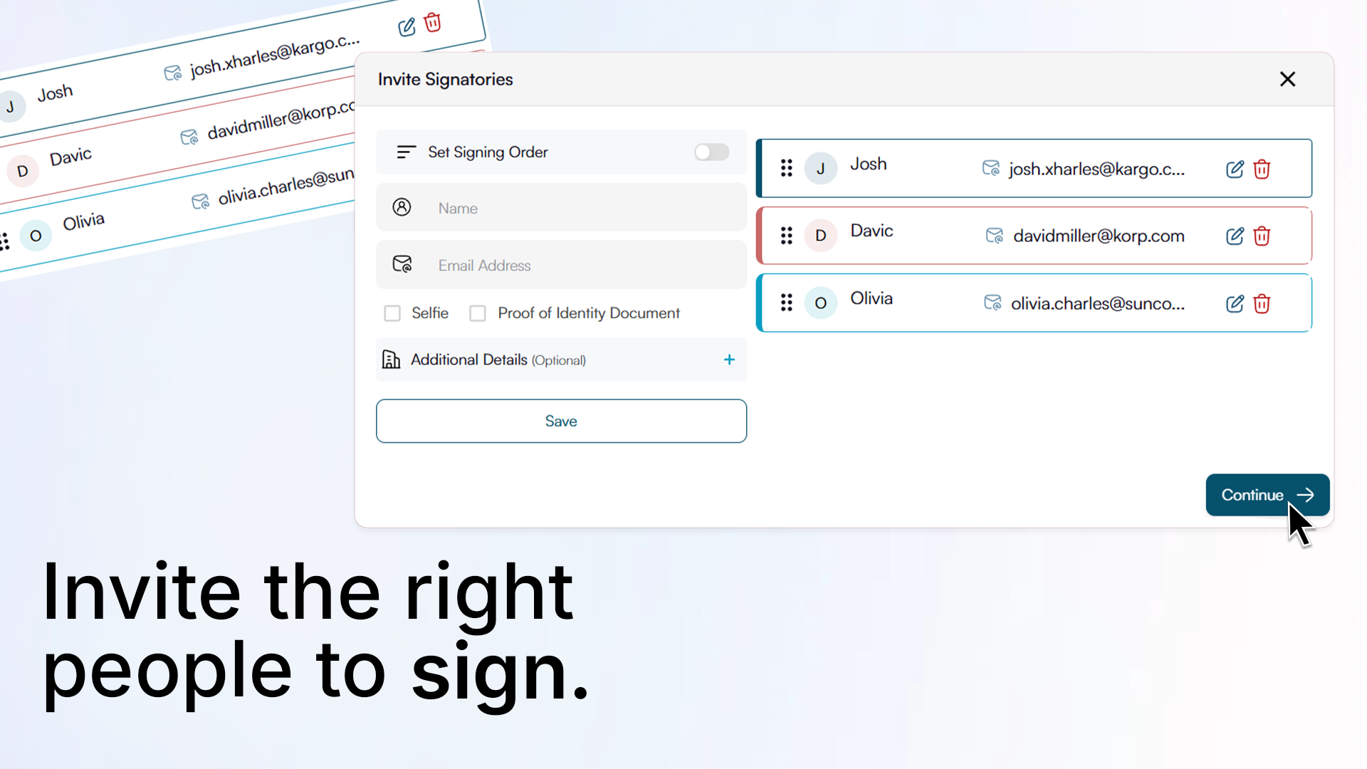 Screenshot 2 of Legitt AI Electronic Signature