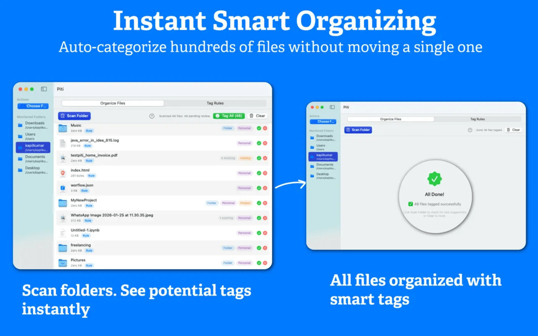 Screenshot 5 of Piti: Smart File Organizer