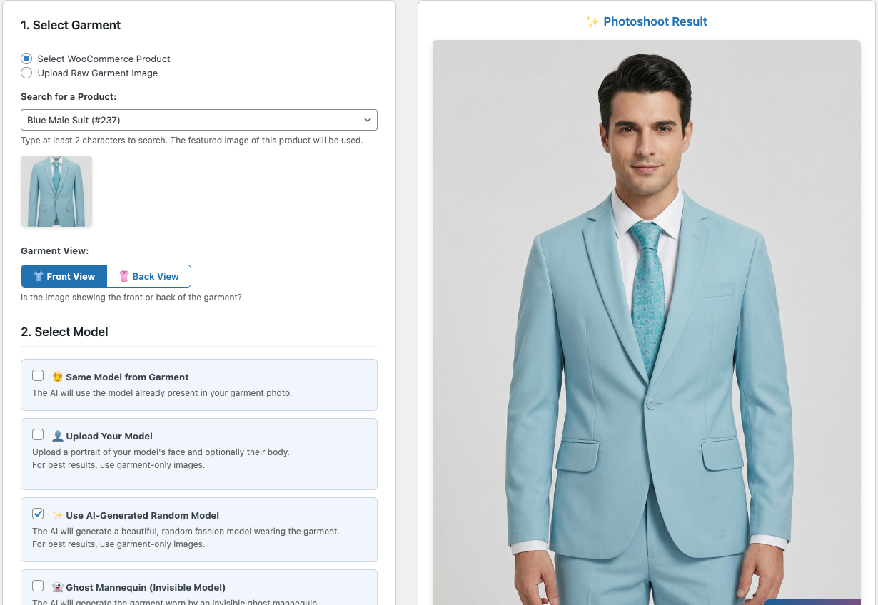 Screenshot 2 of AnyDress.ai AI Virtual Try-On WordPress