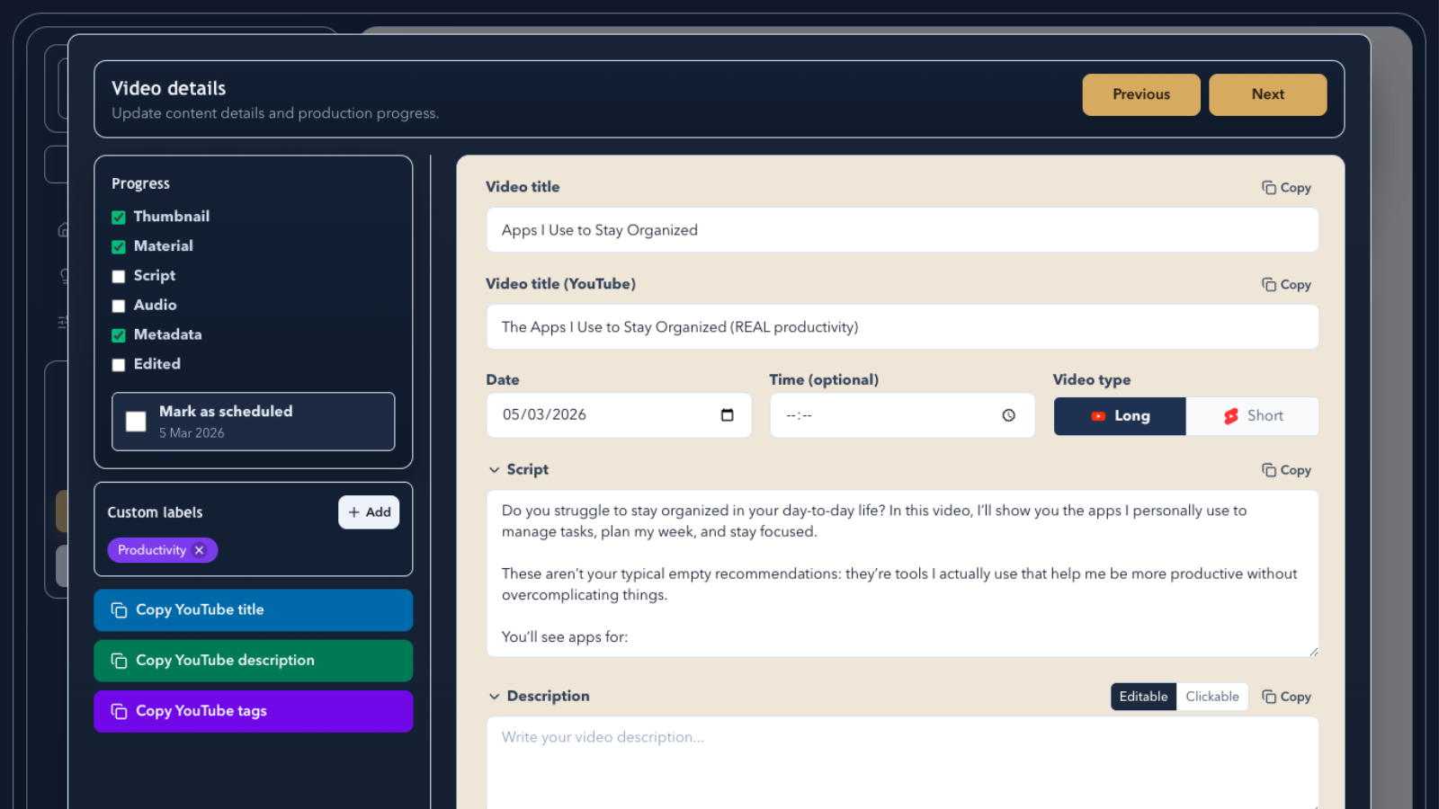 Screenshot 3 of CreatorDesk