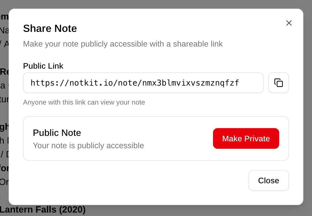 Screenshot 5 of notkit.io - Your Personal Note-Taking Sp