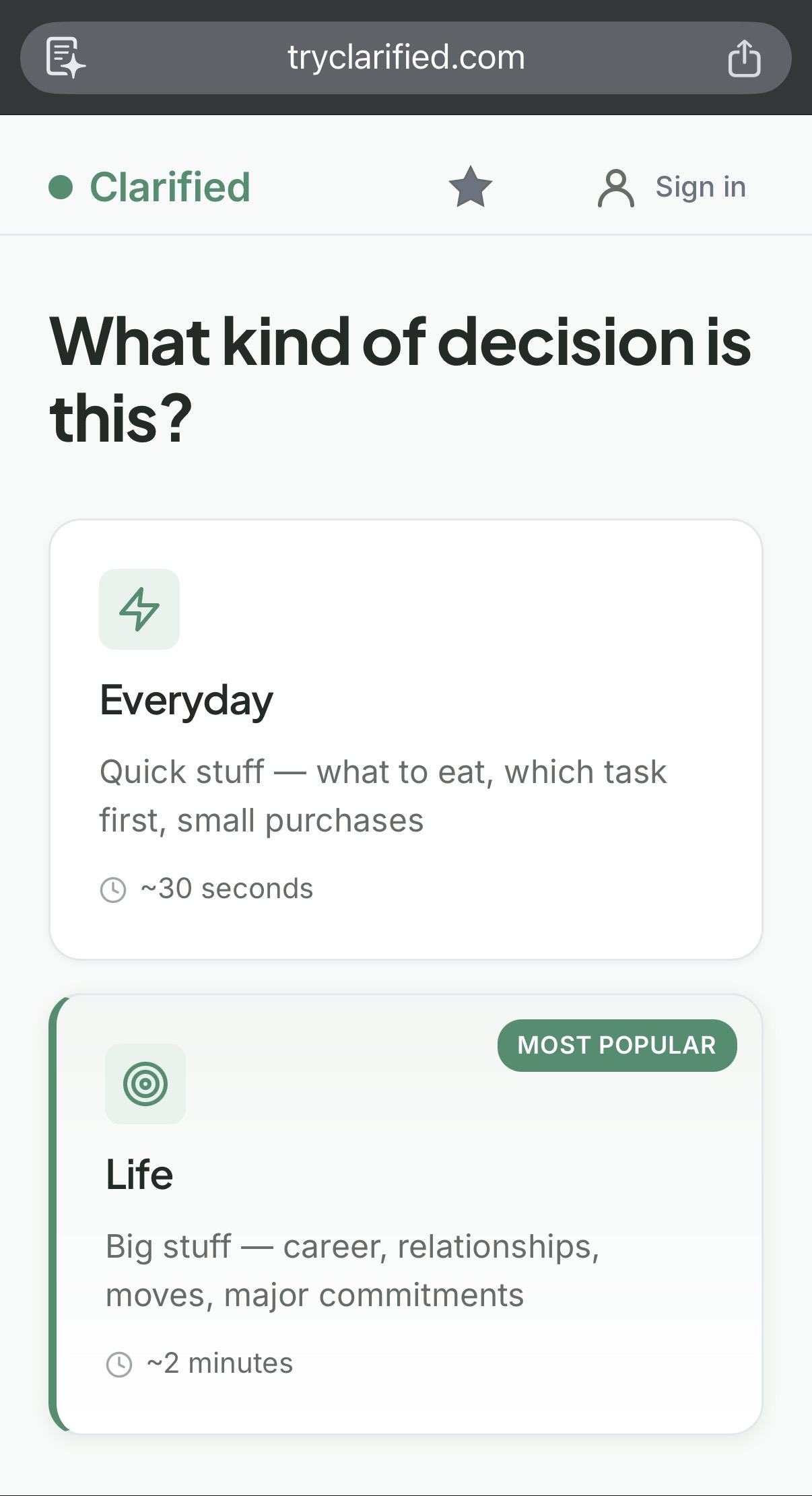 Screenshot 2 of Clarified