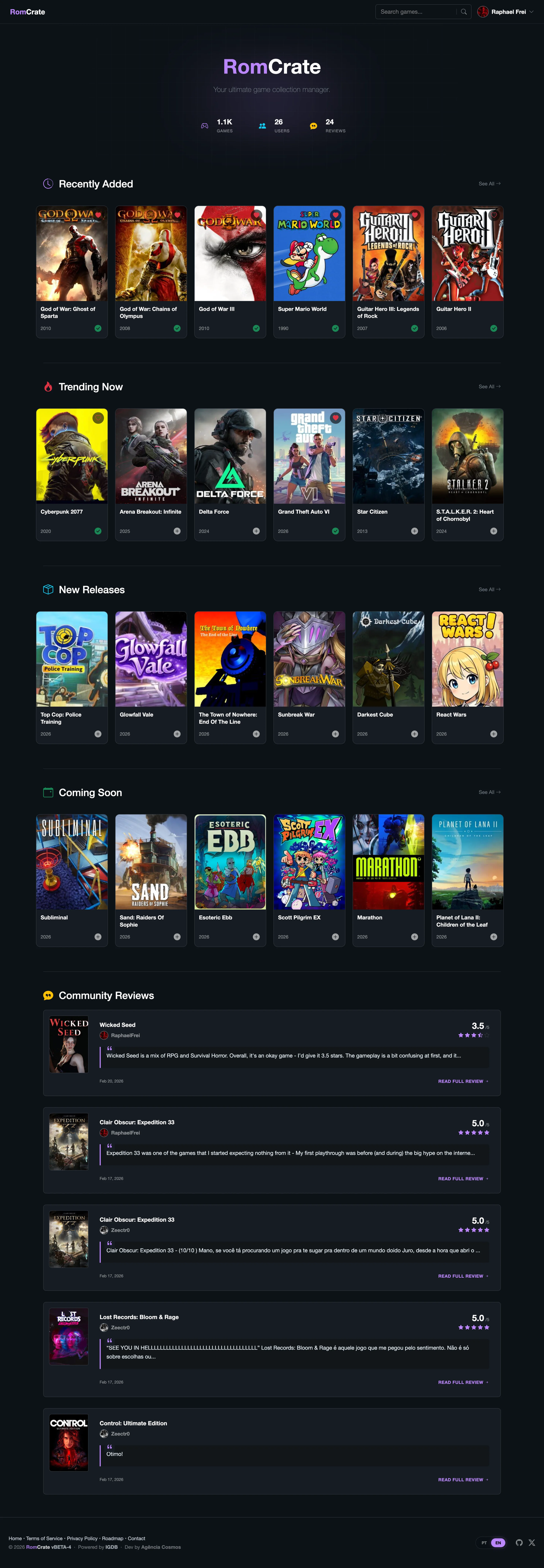 Screenshot 1 of RomCrate: The Vault for Game Collectors