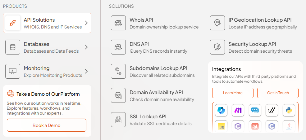 Screenshot 2 of WhoisFreaks