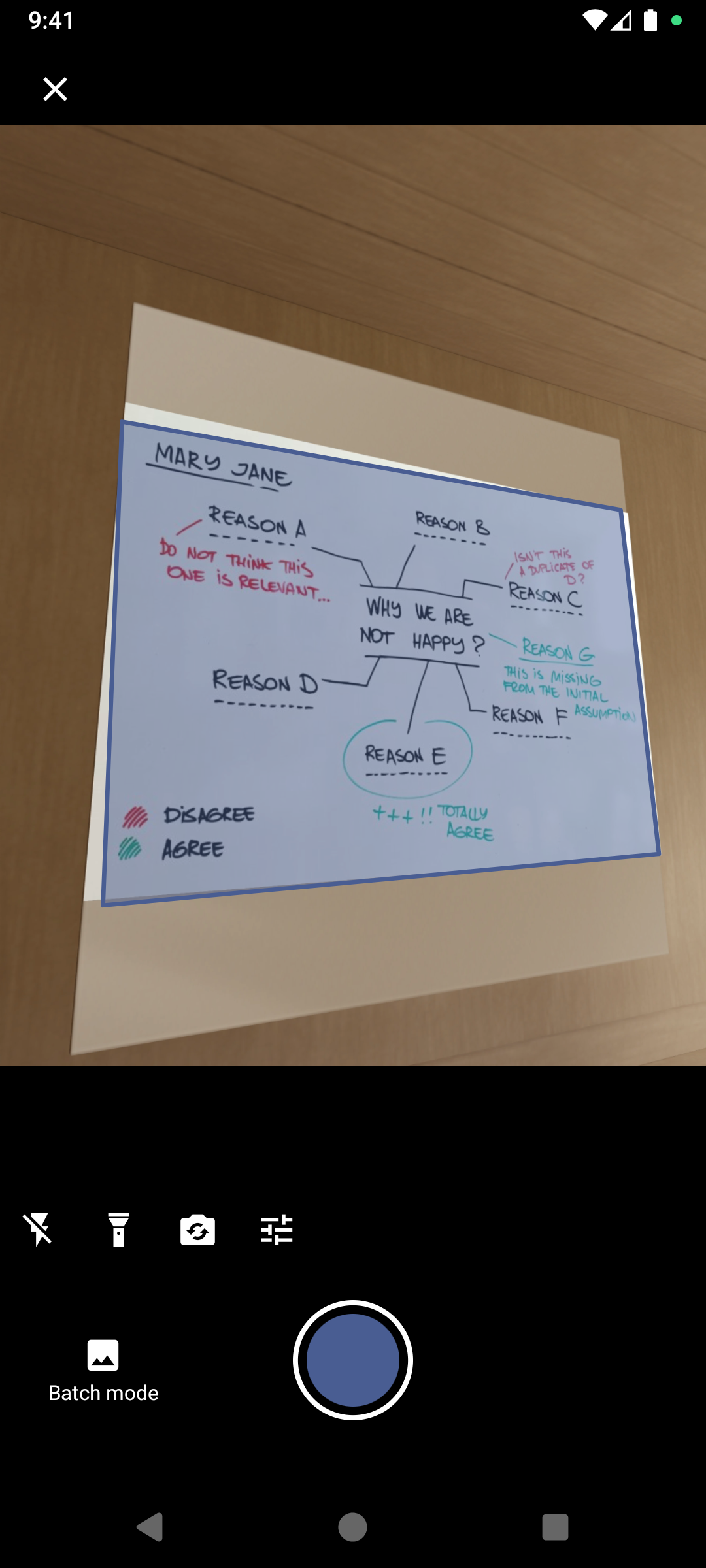 Screenshot 1 of OSS Document Scanner