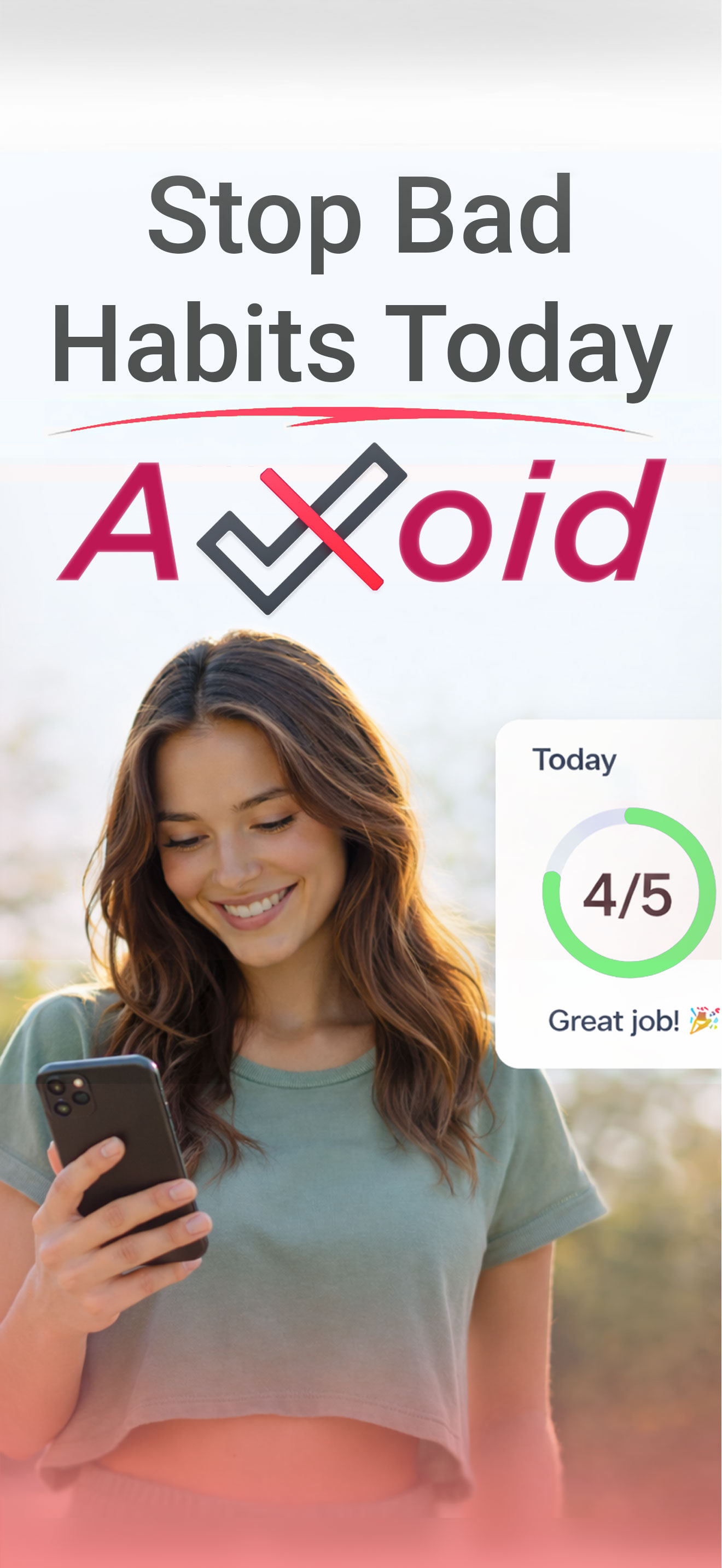 Screenshot 1 of Avoid : Break Bad Habits