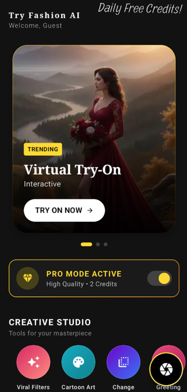 Screenshot 1 of Try Fashion AI - Photo Editor