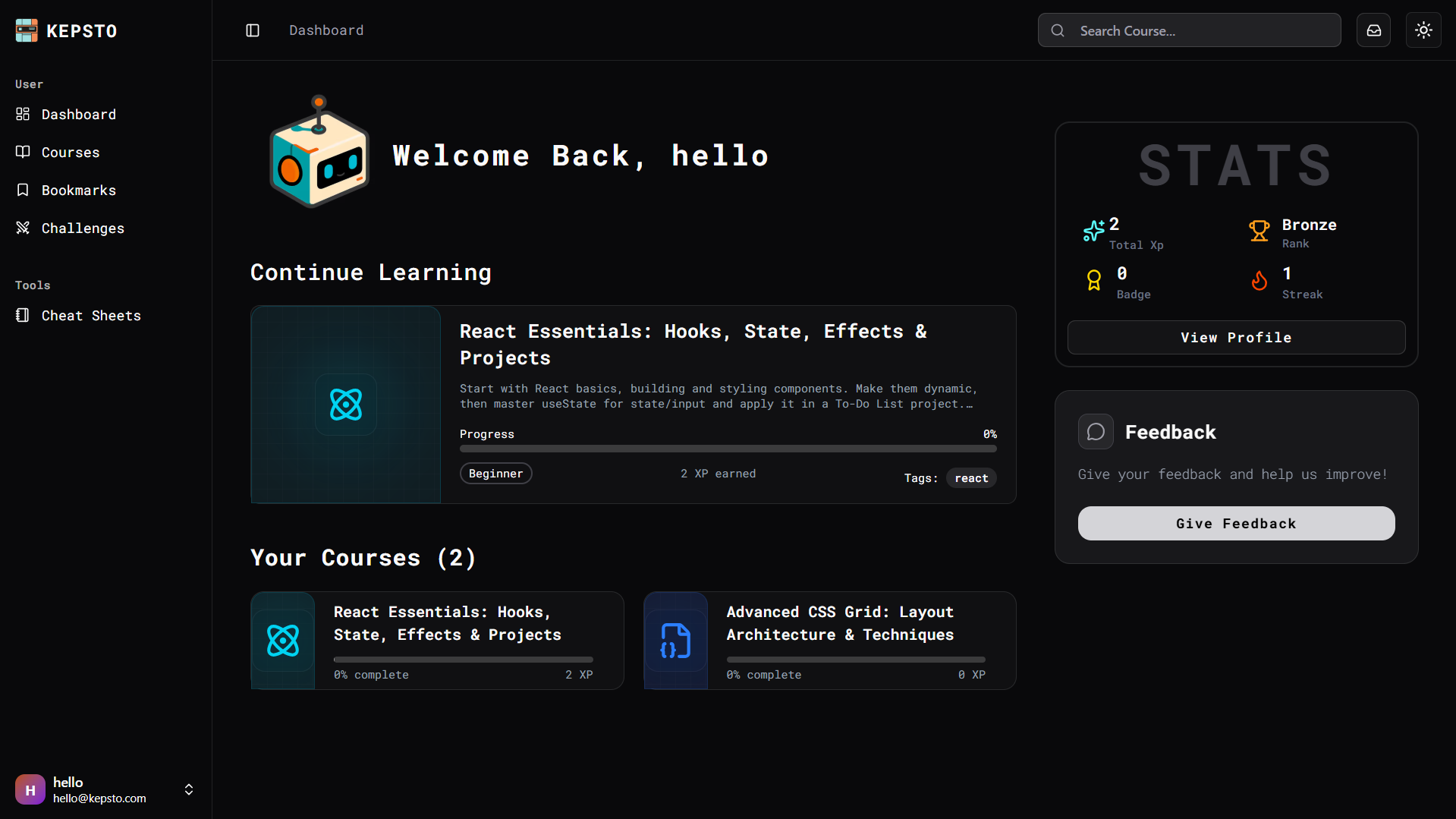 Screenshot 2 of Kepsto - Interactive Coding Platform