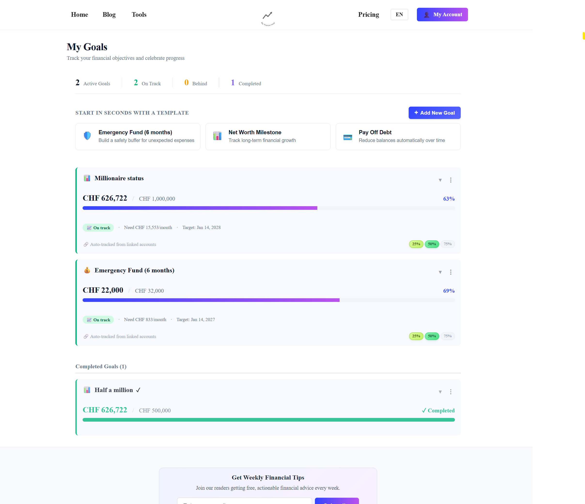 Screenshot 5 of MyFinanceTools