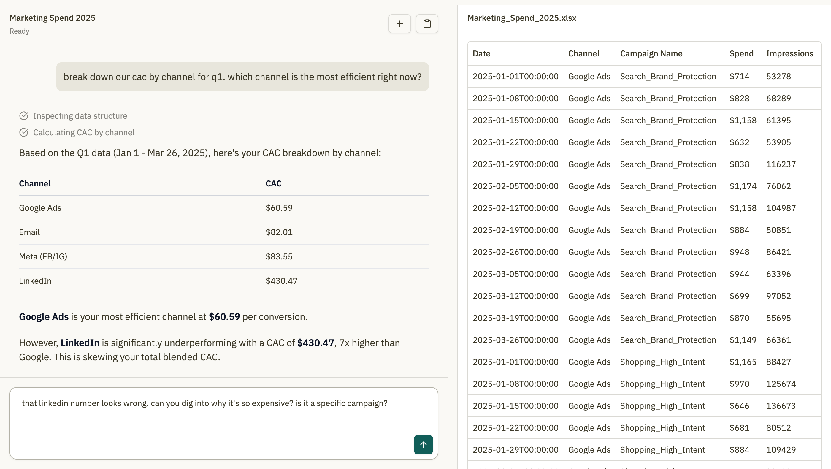 Screenshot 1 of Kepler - AI Data Analyst