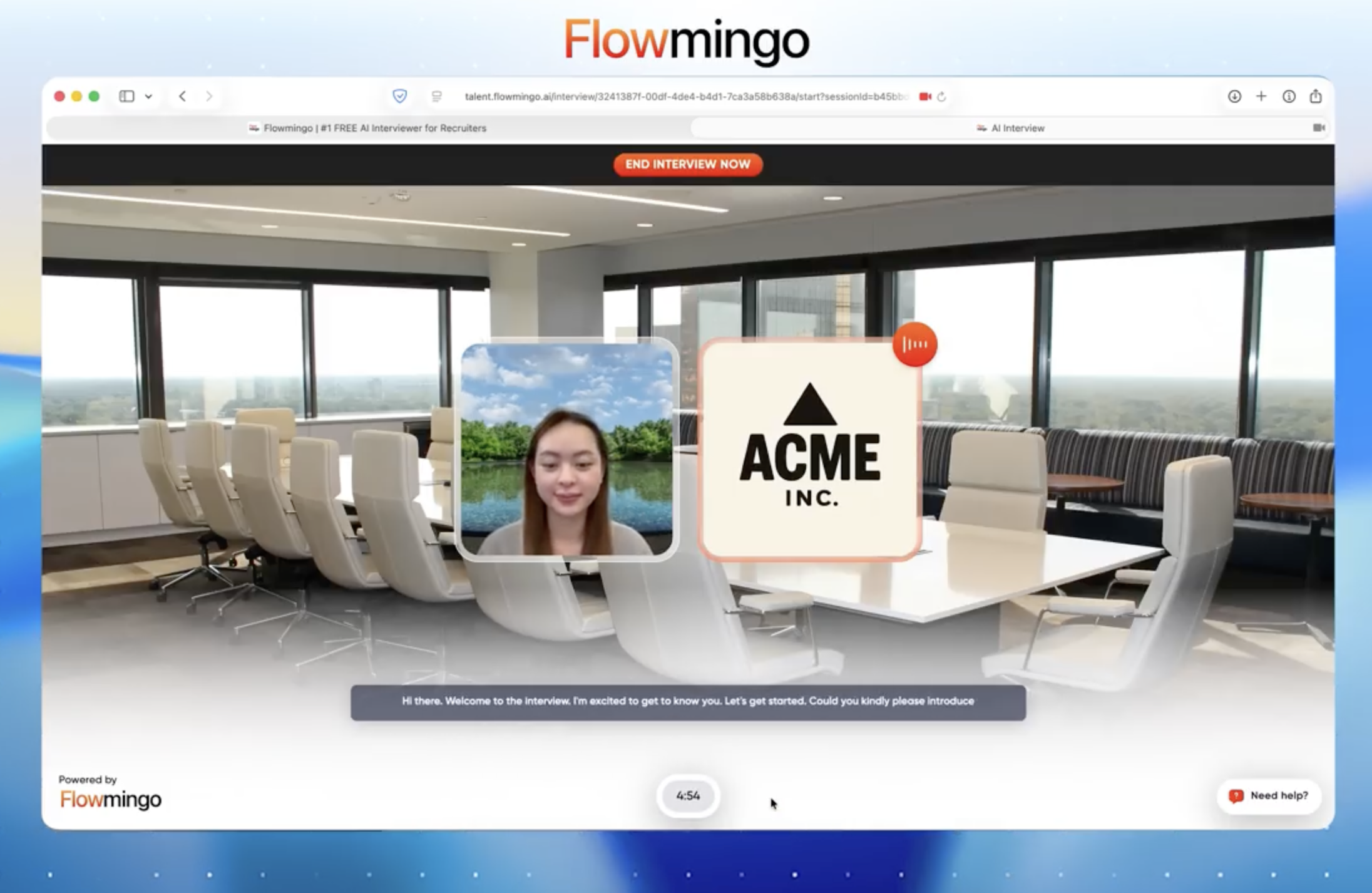 Screenshot 2 of Flowmingo, AI Interviewer - Free Forever