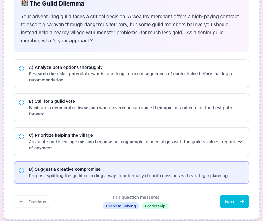 Screenshot 6 of YouReGa - Fun Career Test RPG