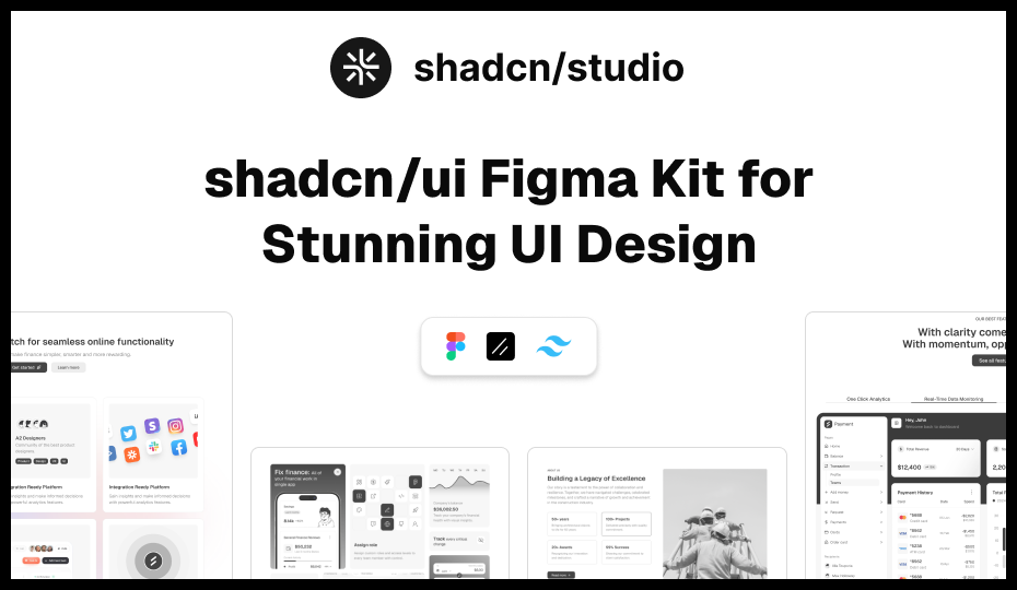Screenshot 1 of Shadcn Studio