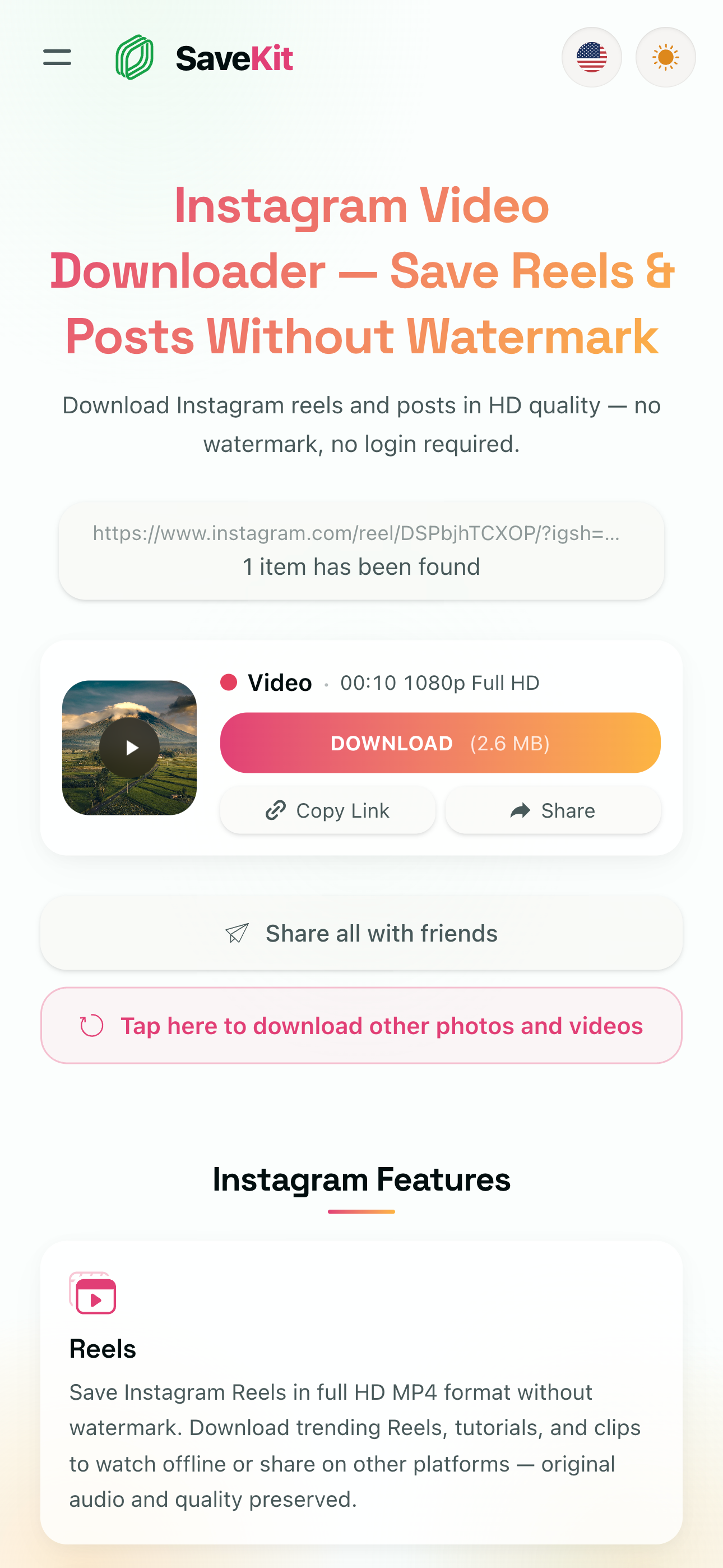 Screenshot 3 of SaveKit Tool Downloader