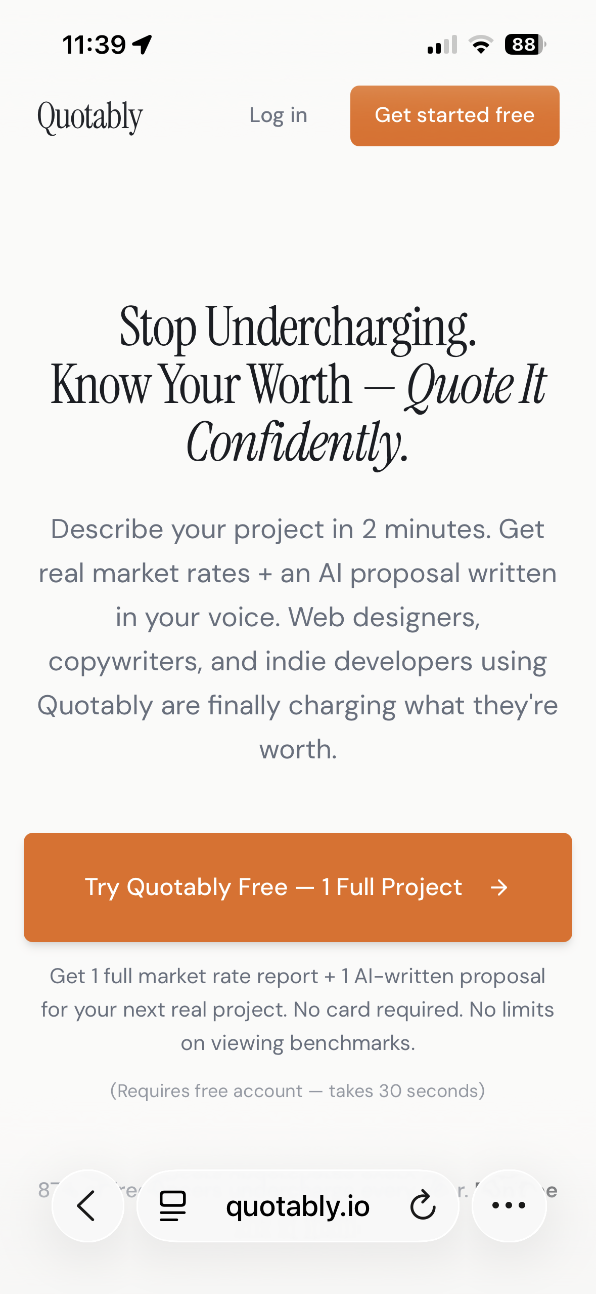 Screenshot 2 of Quotably