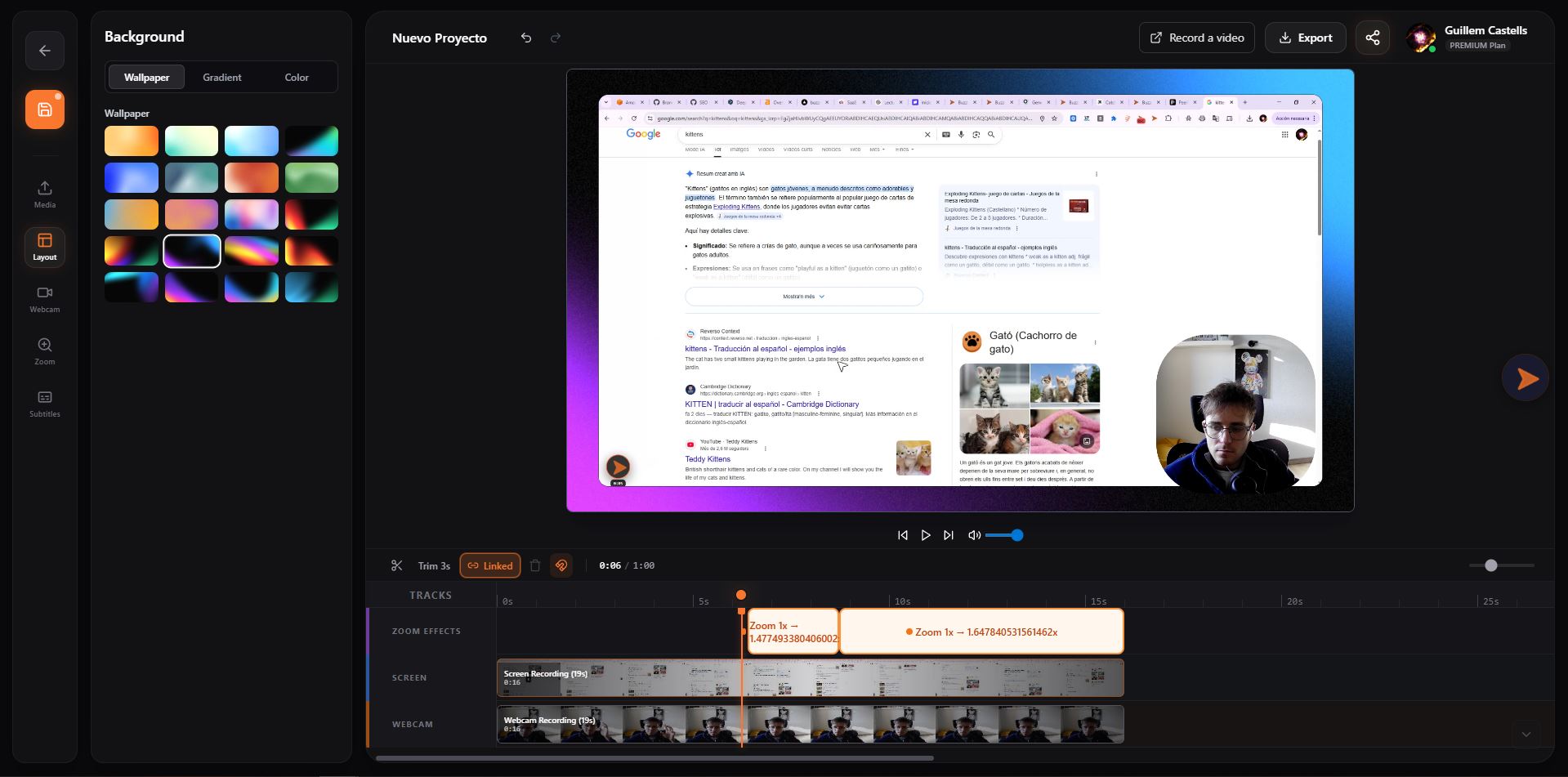 Screenshot 3 of Buzzcreen Screen Recorder