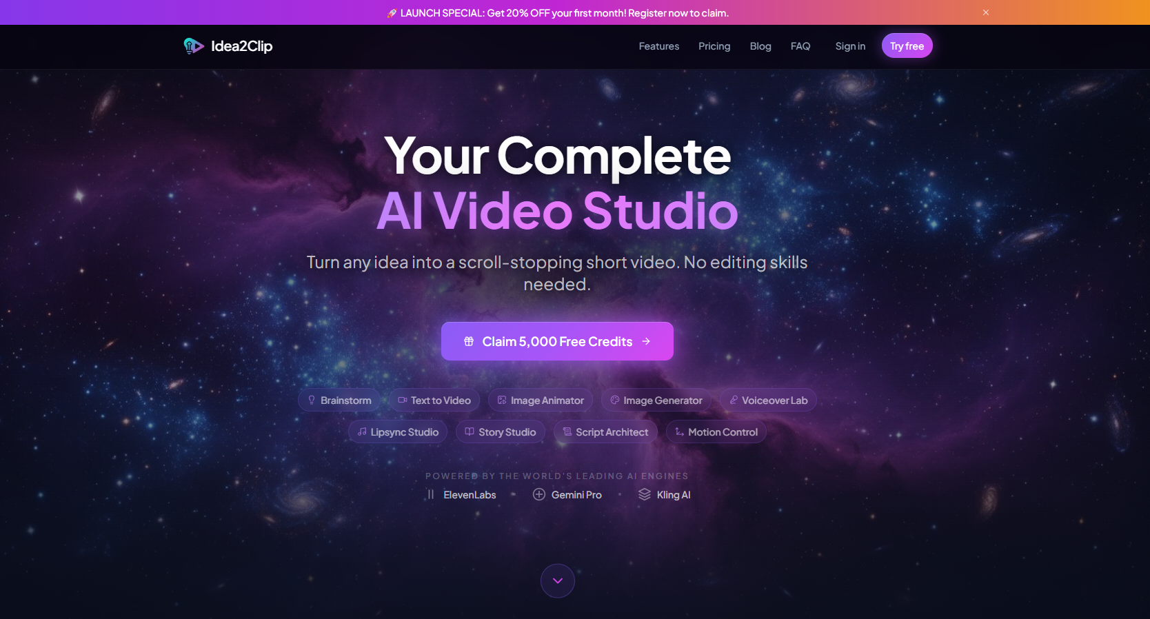 Screenshot 2 of Idea2Clip