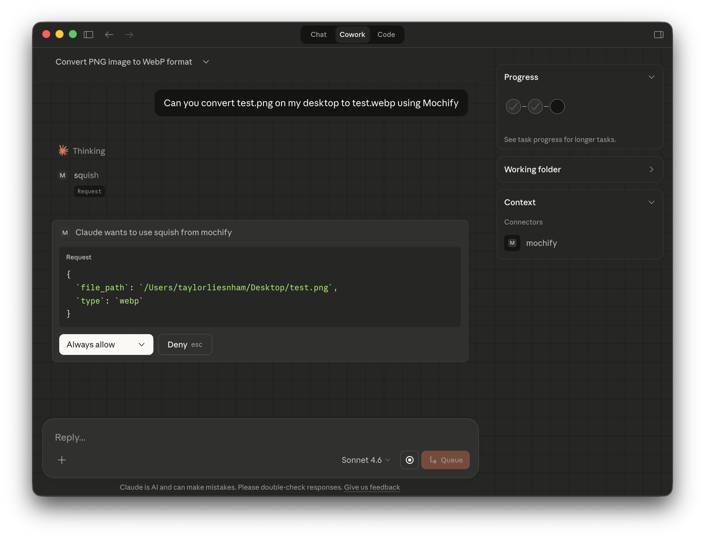 Screenshot 3 of Mochify