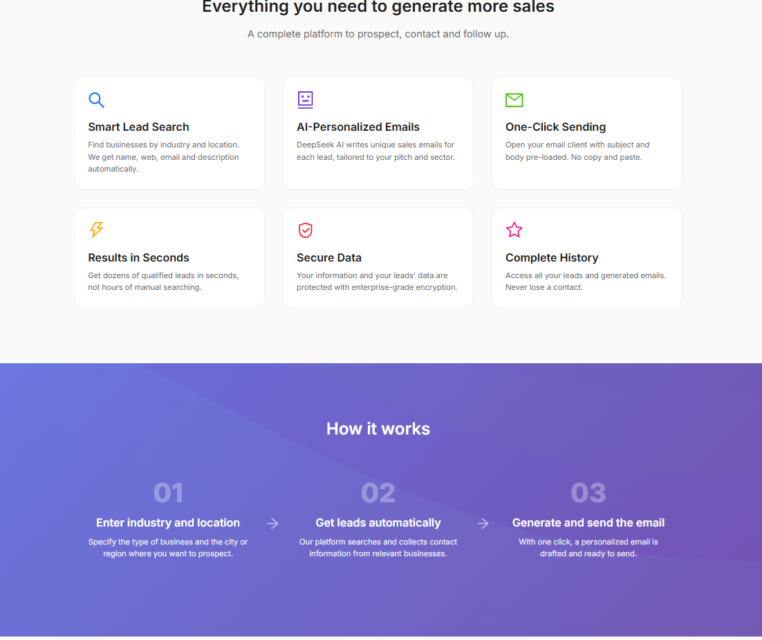 Screenshot 4 of LeadGen AI