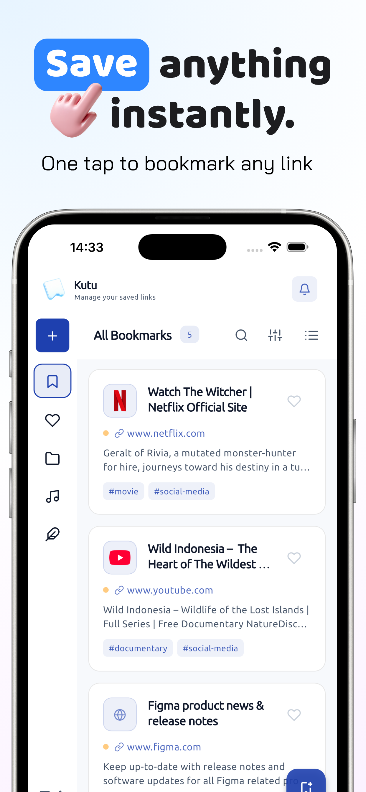 Screenshot 2 of Kutu: Manage Your All Links One Place