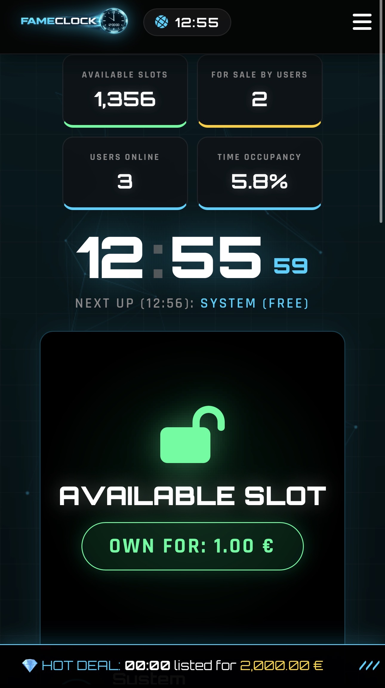 Screenshot 3 of FameClock