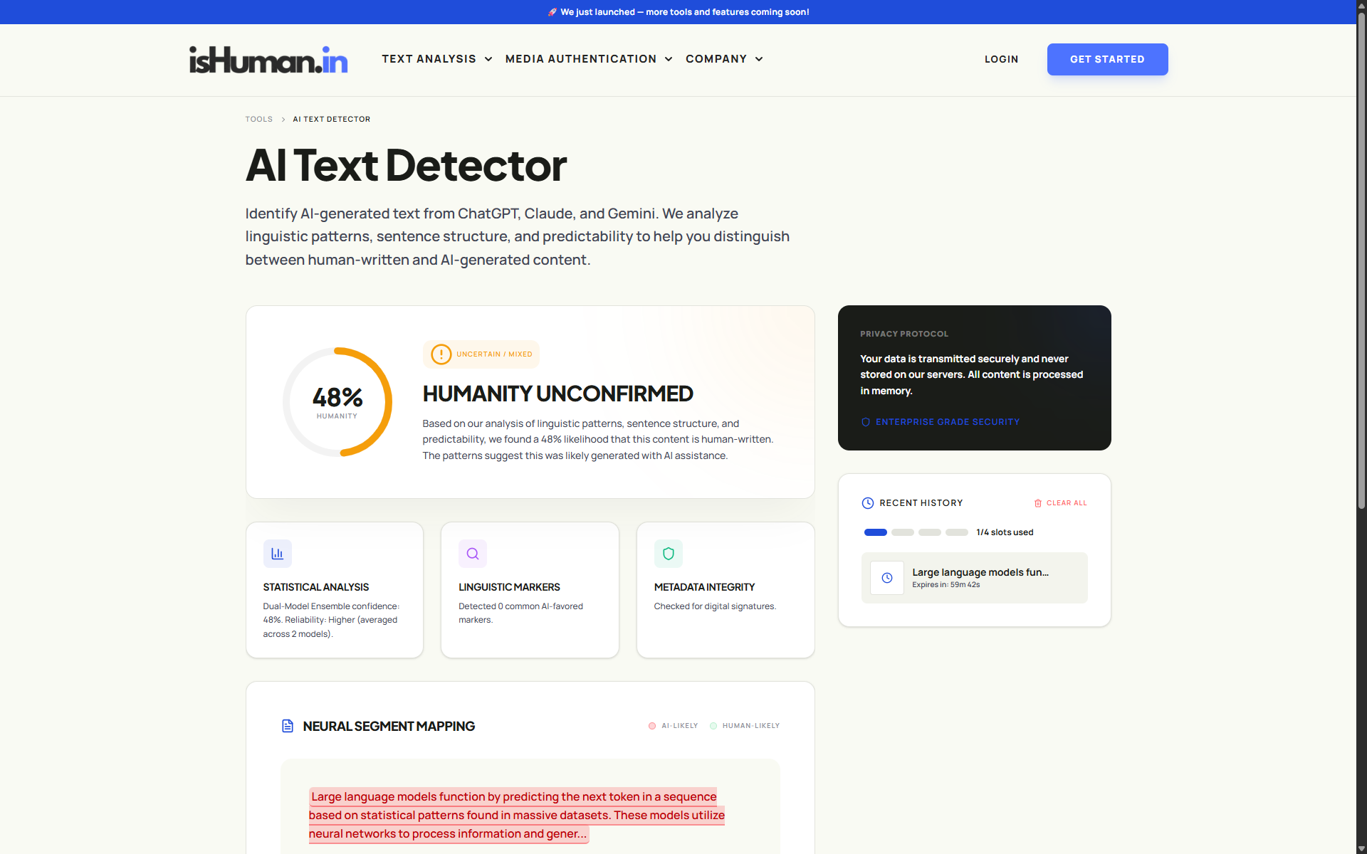Screenshot 2 of isHuman.in