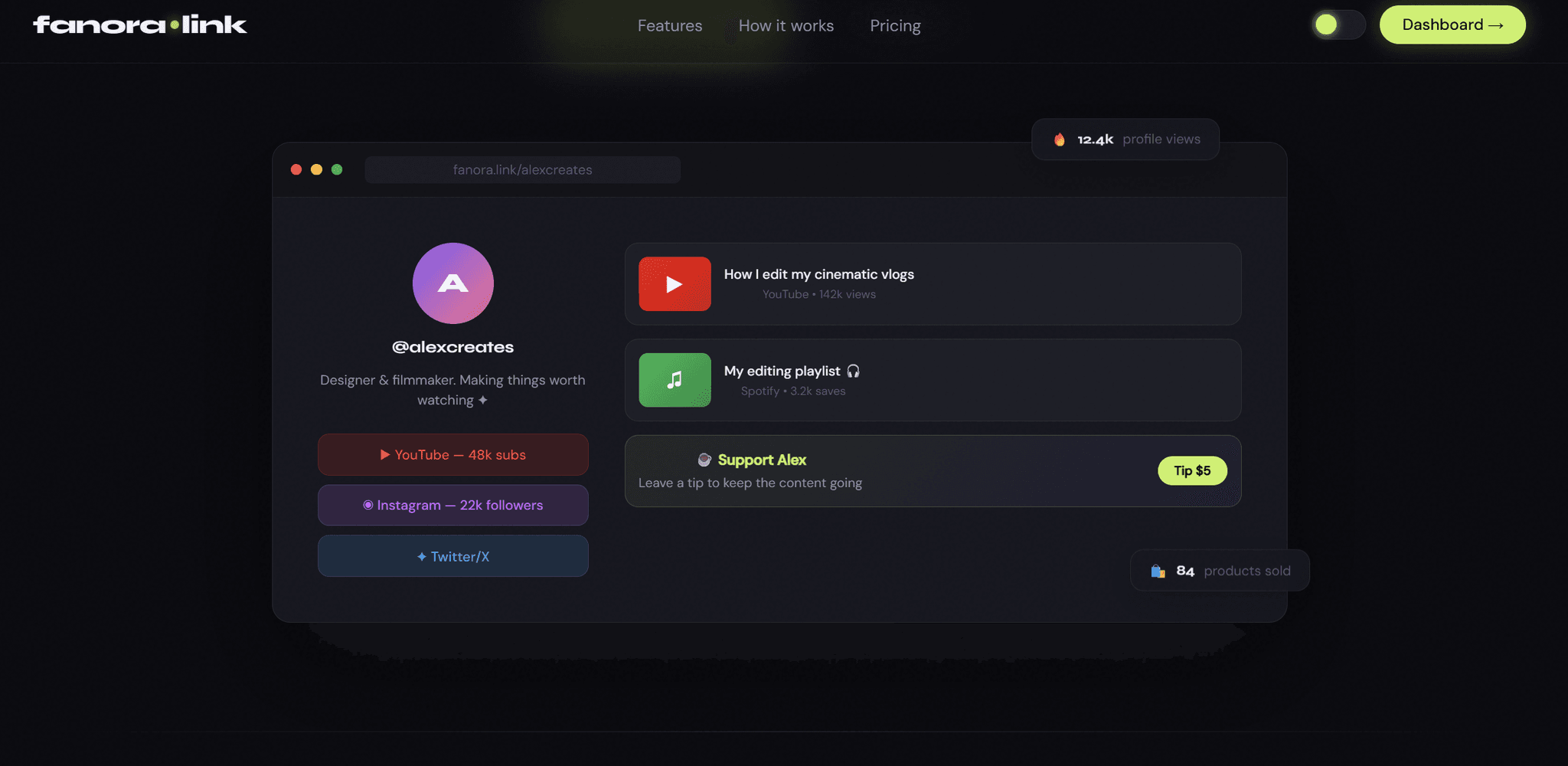 Screenshot 9 of Fanora.link
