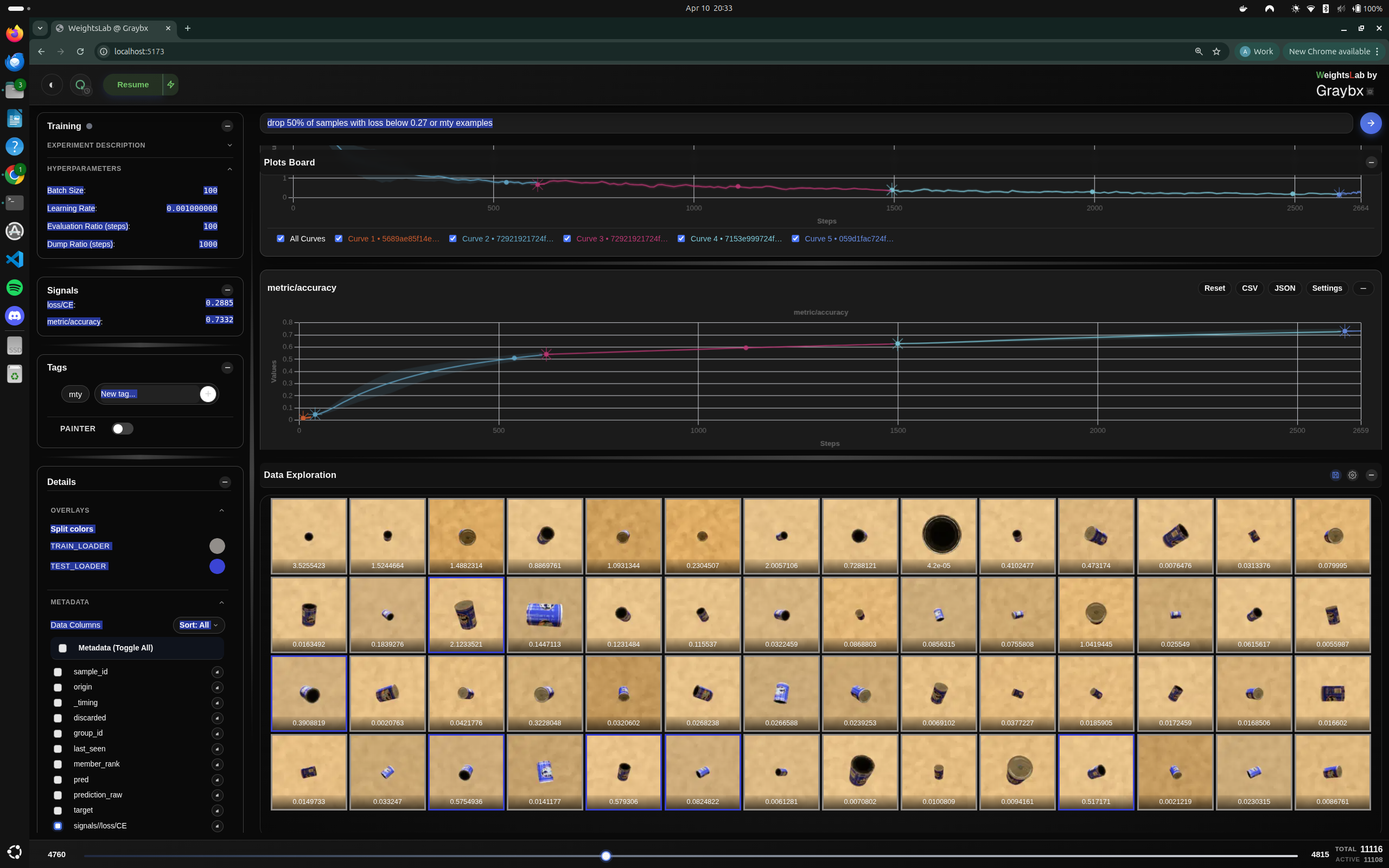 Screenshot 3 of WeightsLab