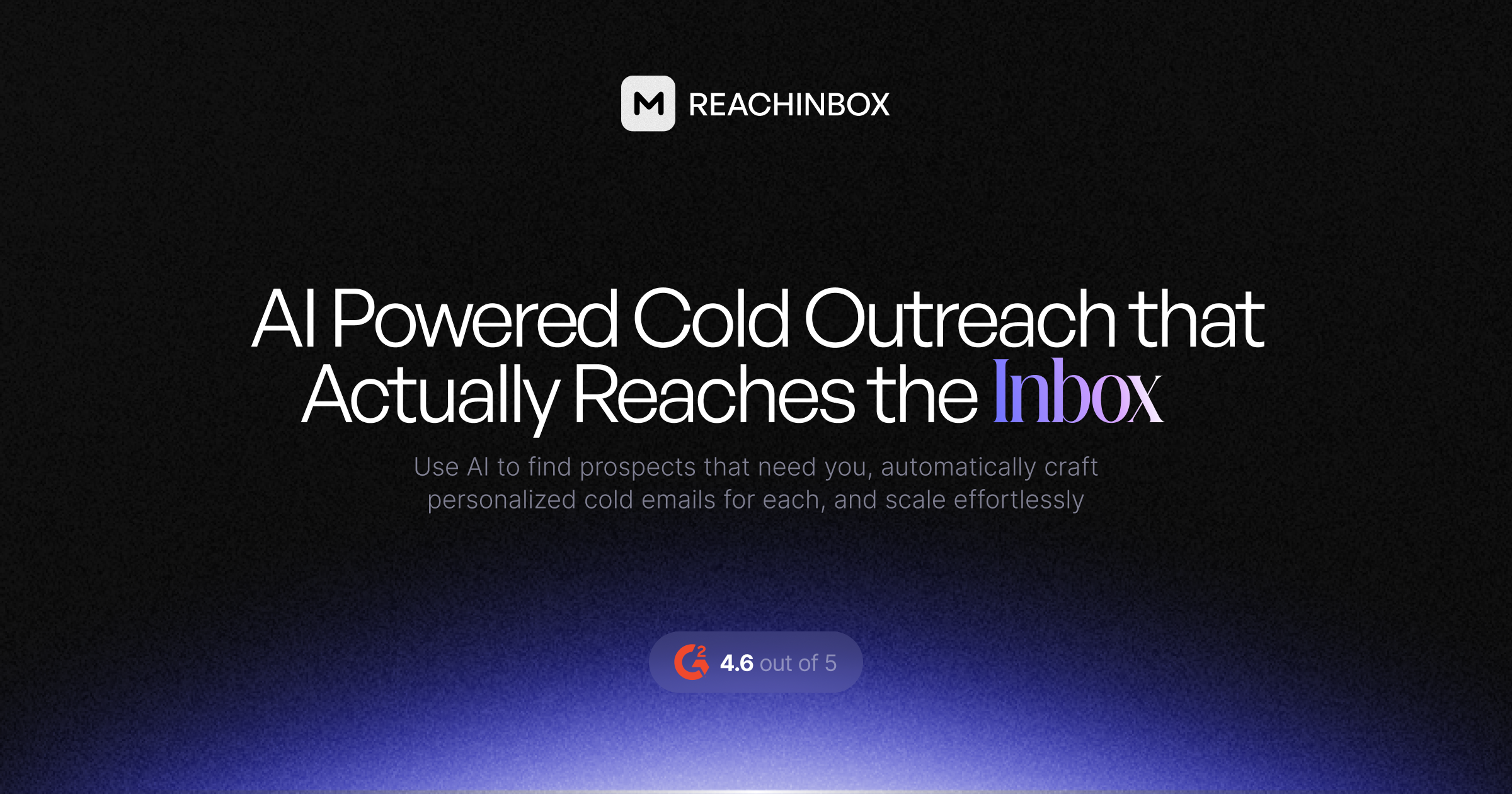 Screenshot 1 of ReachInbox AI Cold Outreach