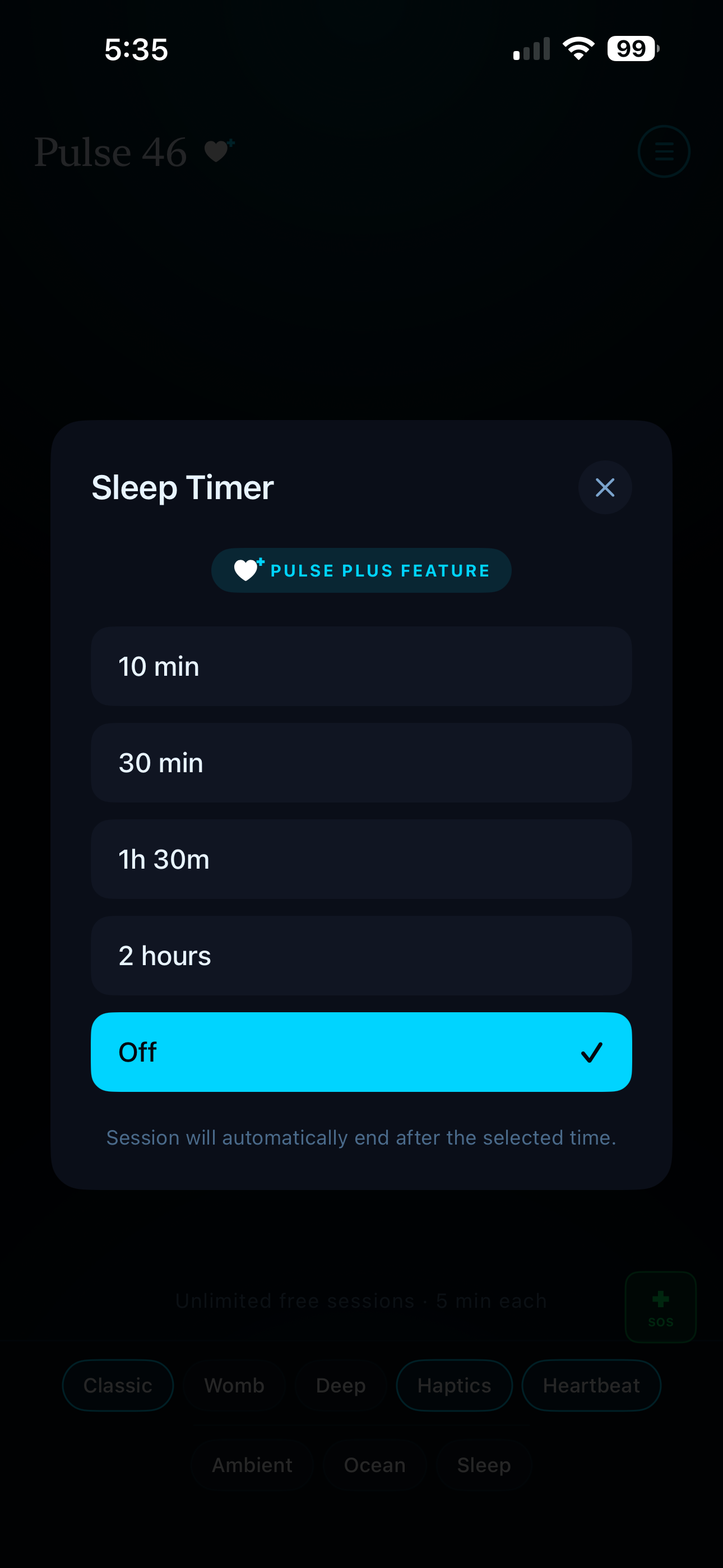 Screenshot 5 of Pulse 46 - Anxiety/Panic Attack Relief