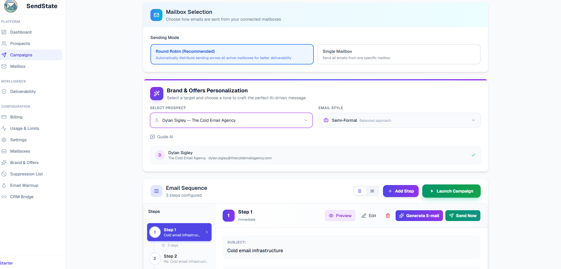 Screenshot 1 of SendState
