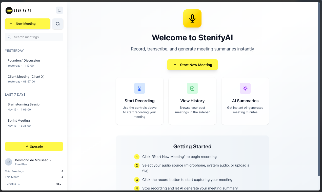 Screenshot 2 of StenifyAI