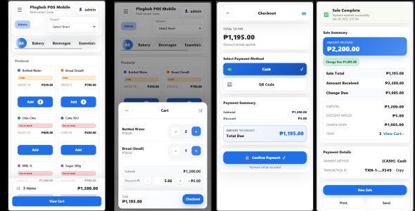 Screenshot 1 of Mobile-First Point of Sale System