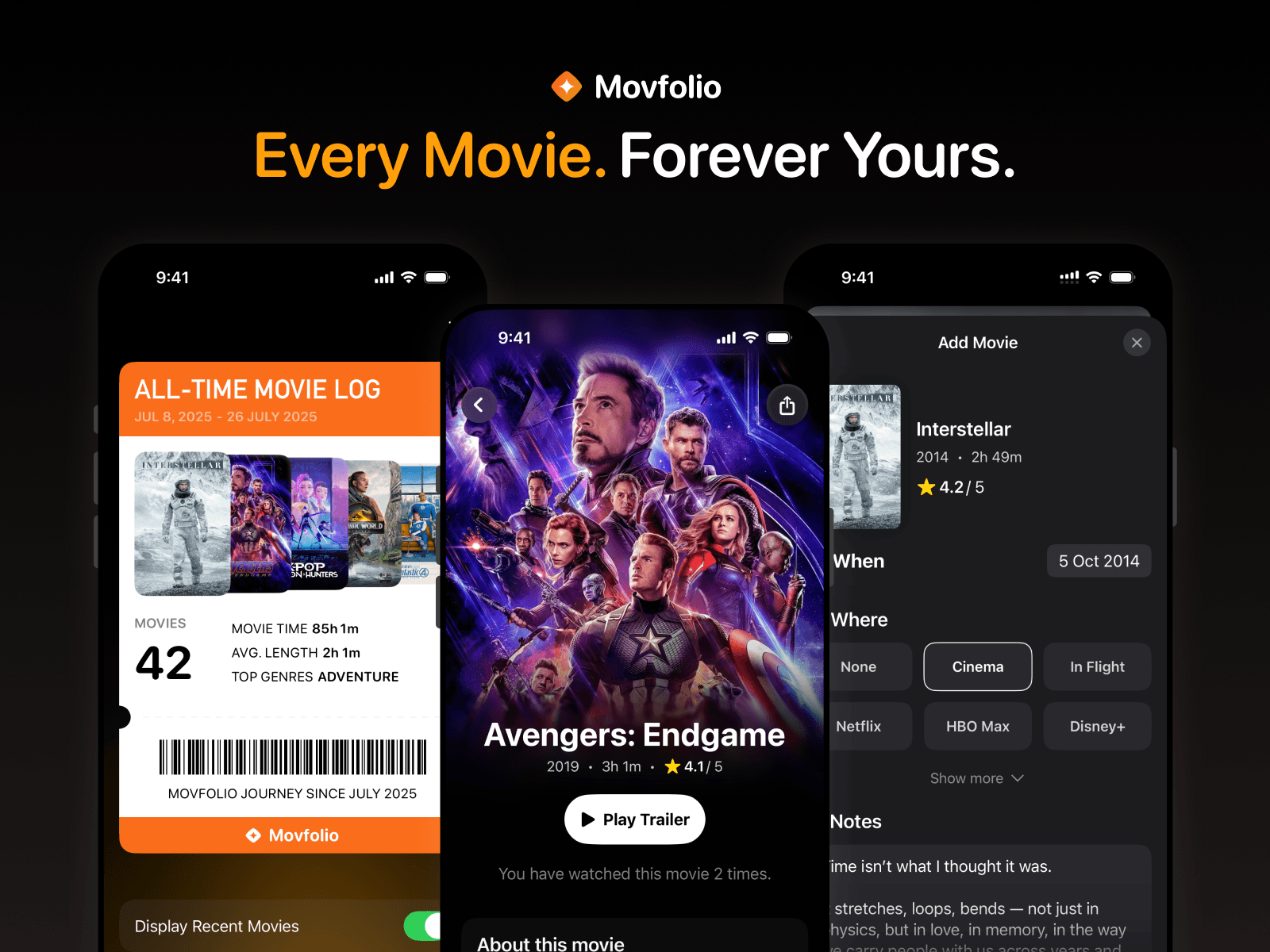 Screenshot 2 of Movfolio