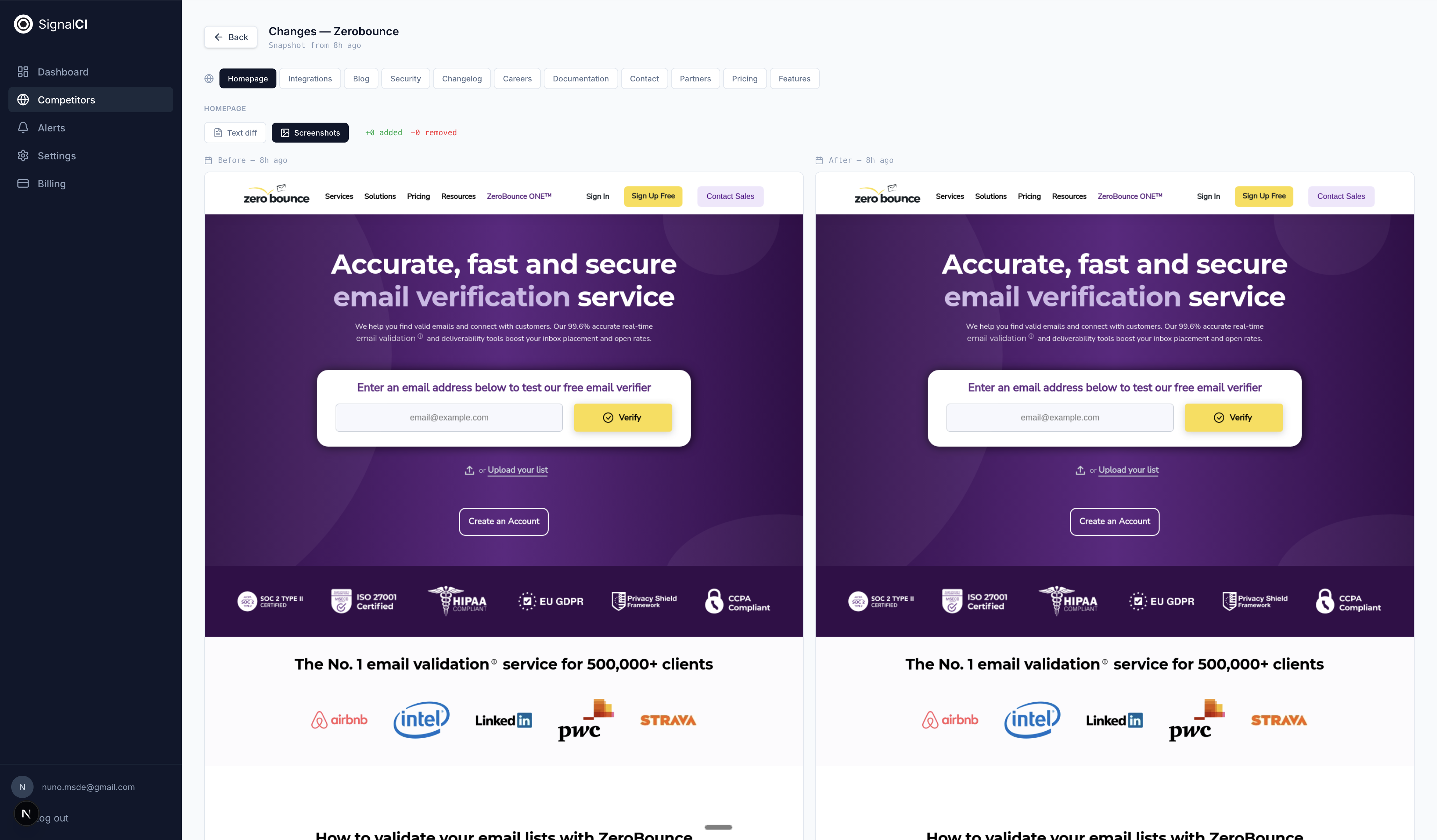 Screenshot 5 of SignalCI