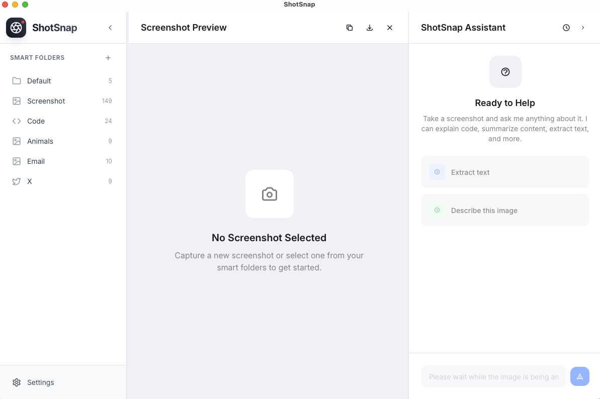Screenshot 2 of ShotSnap - AI-Powered Screenshot Tool