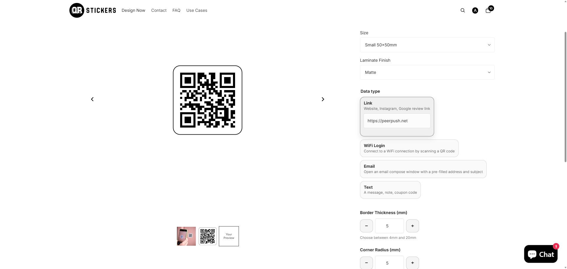 Screenshot 1 of QR Stickers