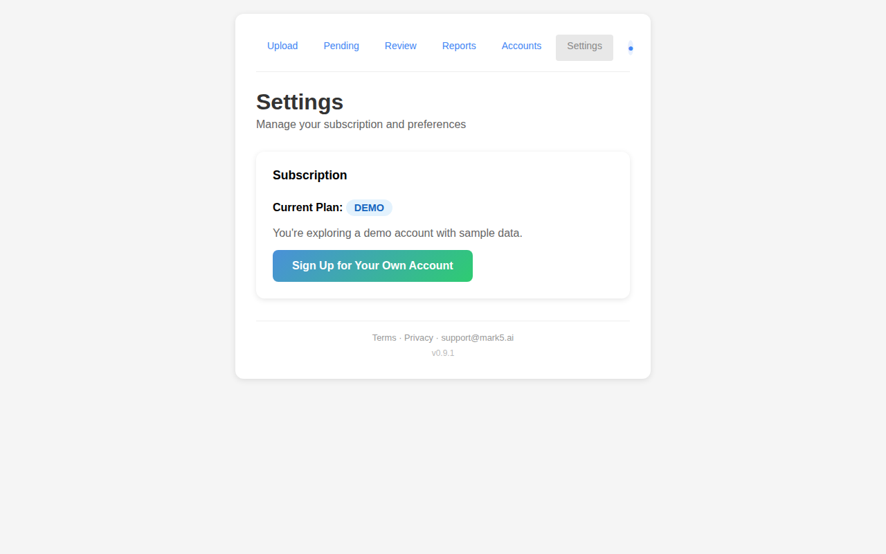 Screenshot 6 of mark5.ai