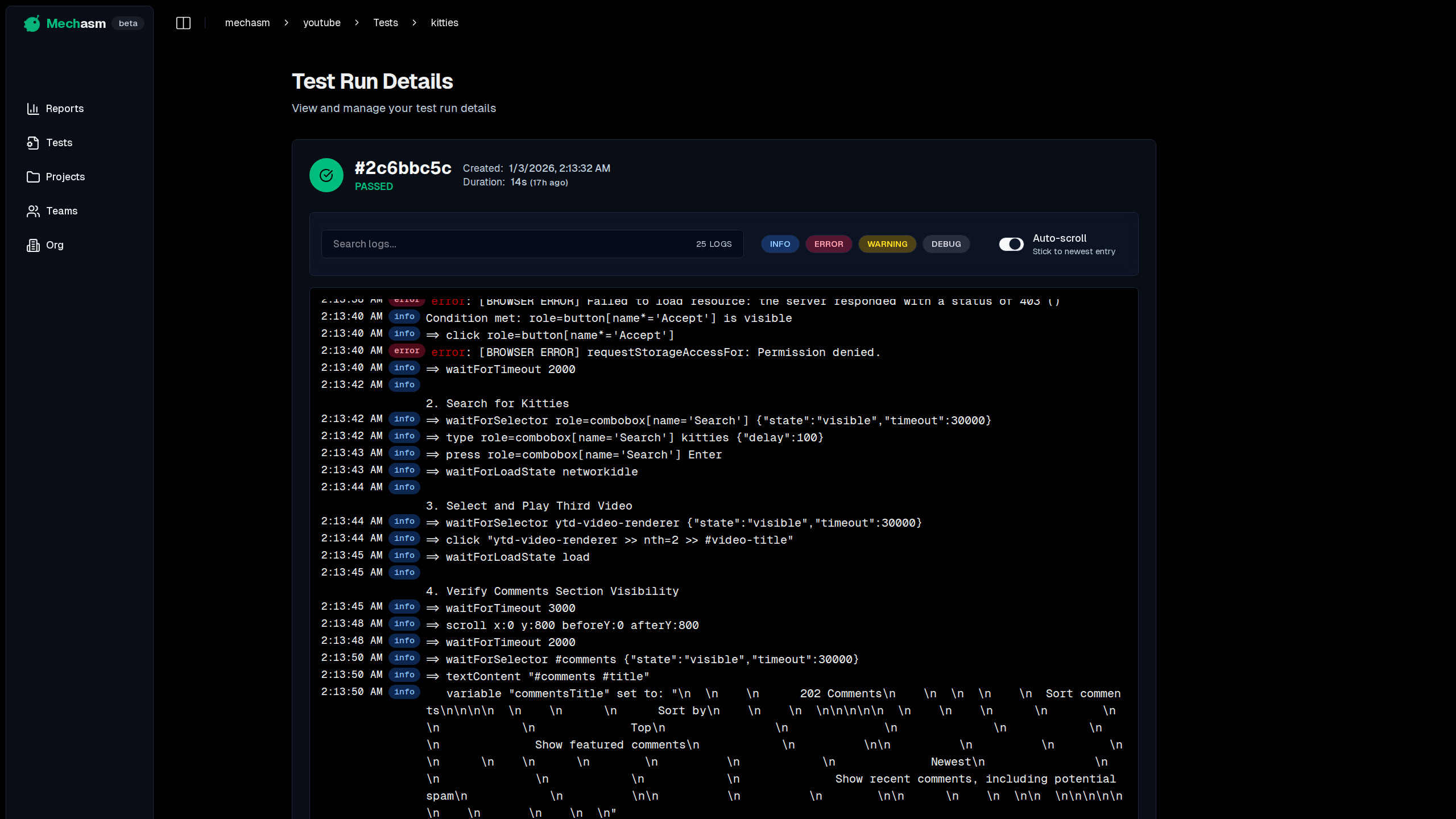 Screenshot 3 of Mechasm.ai