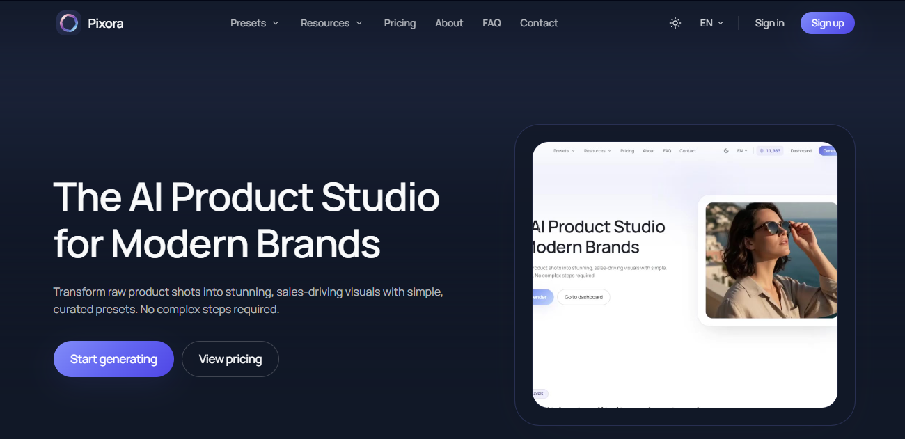 Screenshot 1 of Pixora