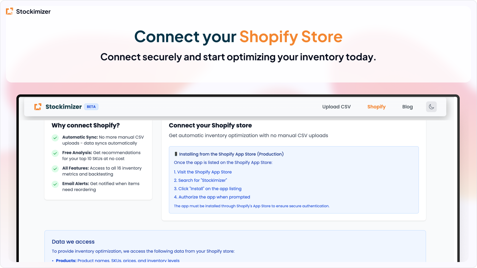 Screenshot 3 of Stockimizer