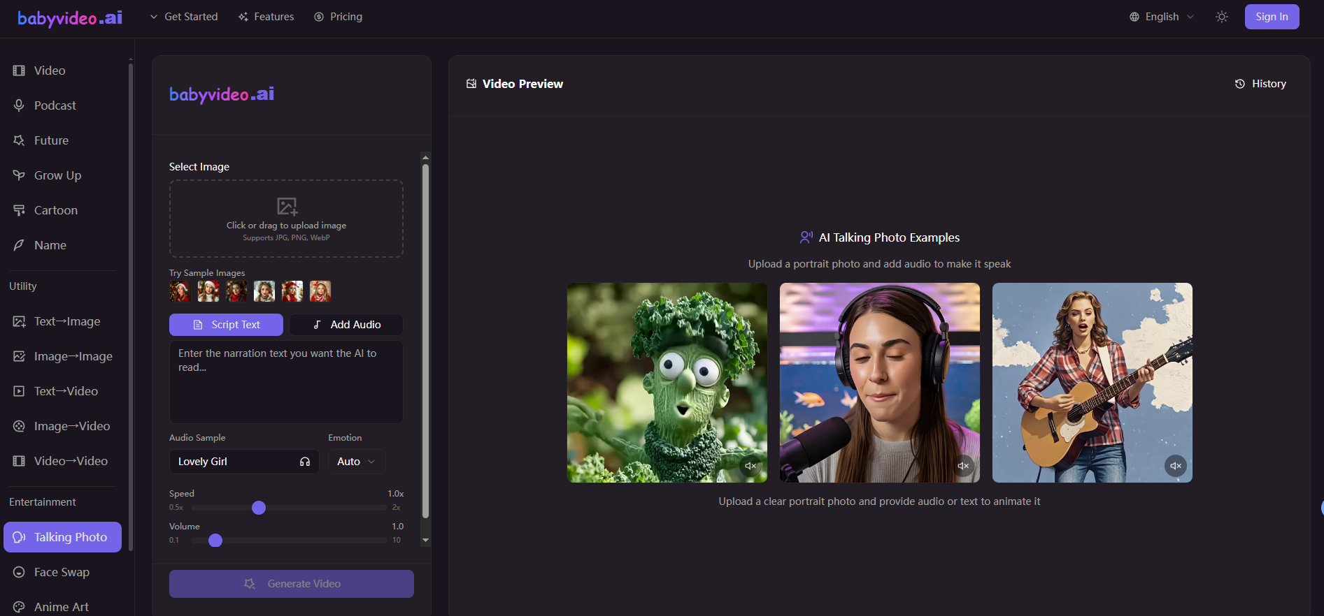 Screenshot 3 of Free AI Baby Video Generator