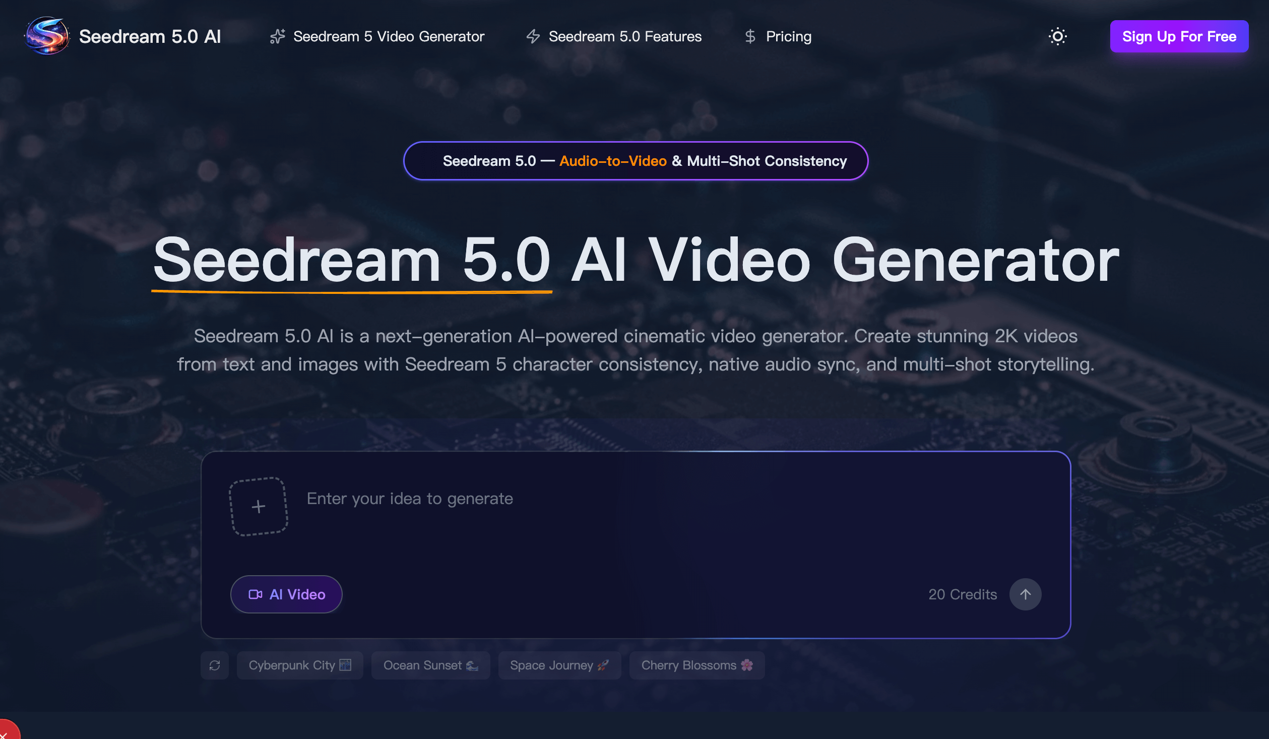 Screenshot 1 of Seedream 5.0