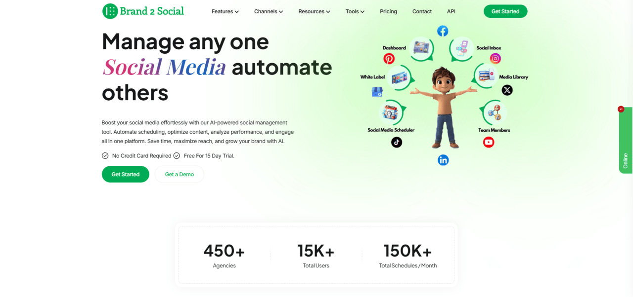 Screenshot 1 of Brand2Social